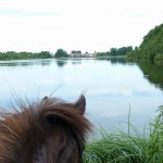 Blick auf Dobbrikow über den Bauernsee